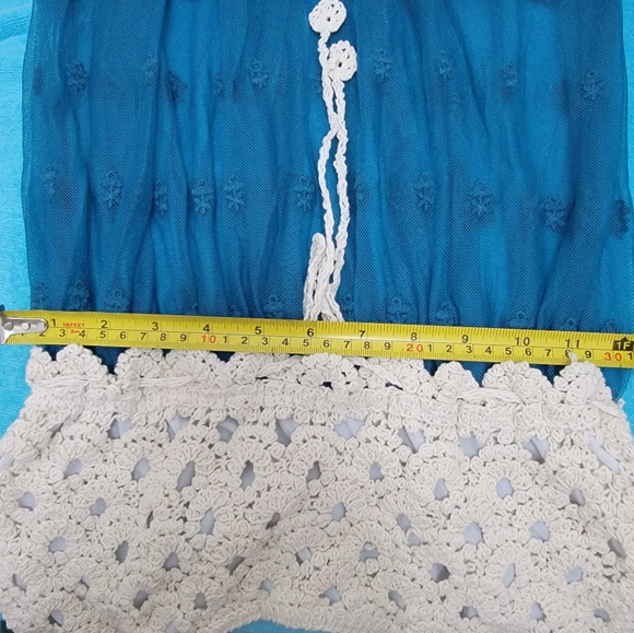 2 X HP Lace Crochet Tank Top Medium - Picture 8 of 11